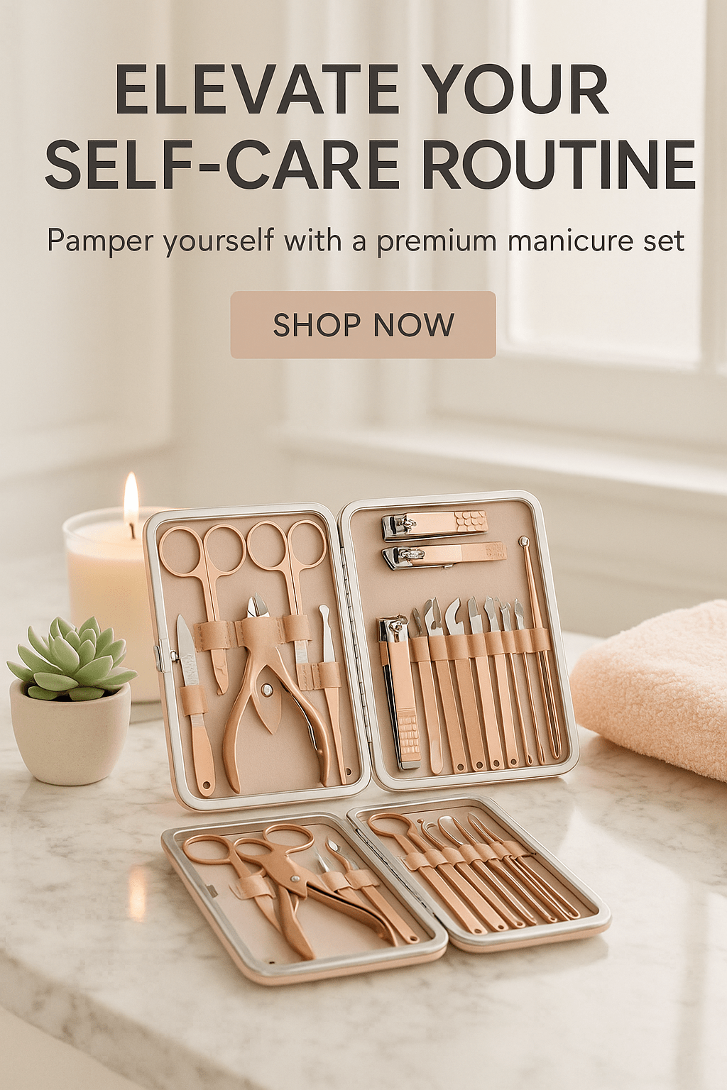 18-in-1 Premium Manicure Pedicure Kit – Elegance & Precision for Perfect Grooming