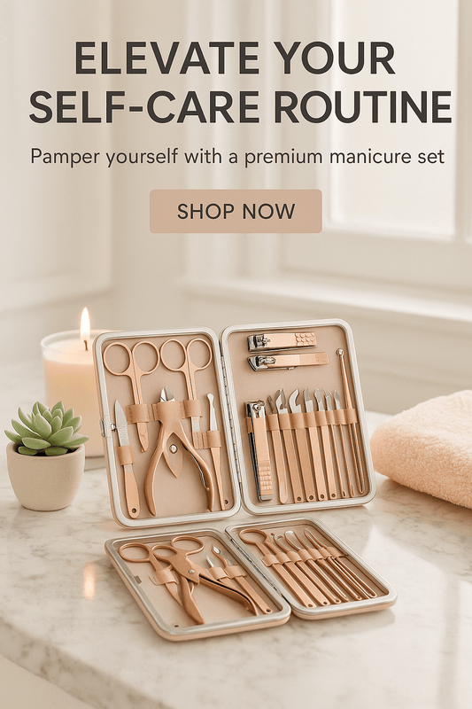 18-in-1 Premium Manicure Pedicure Kit – Elegance & Precision for Perfect Grooming