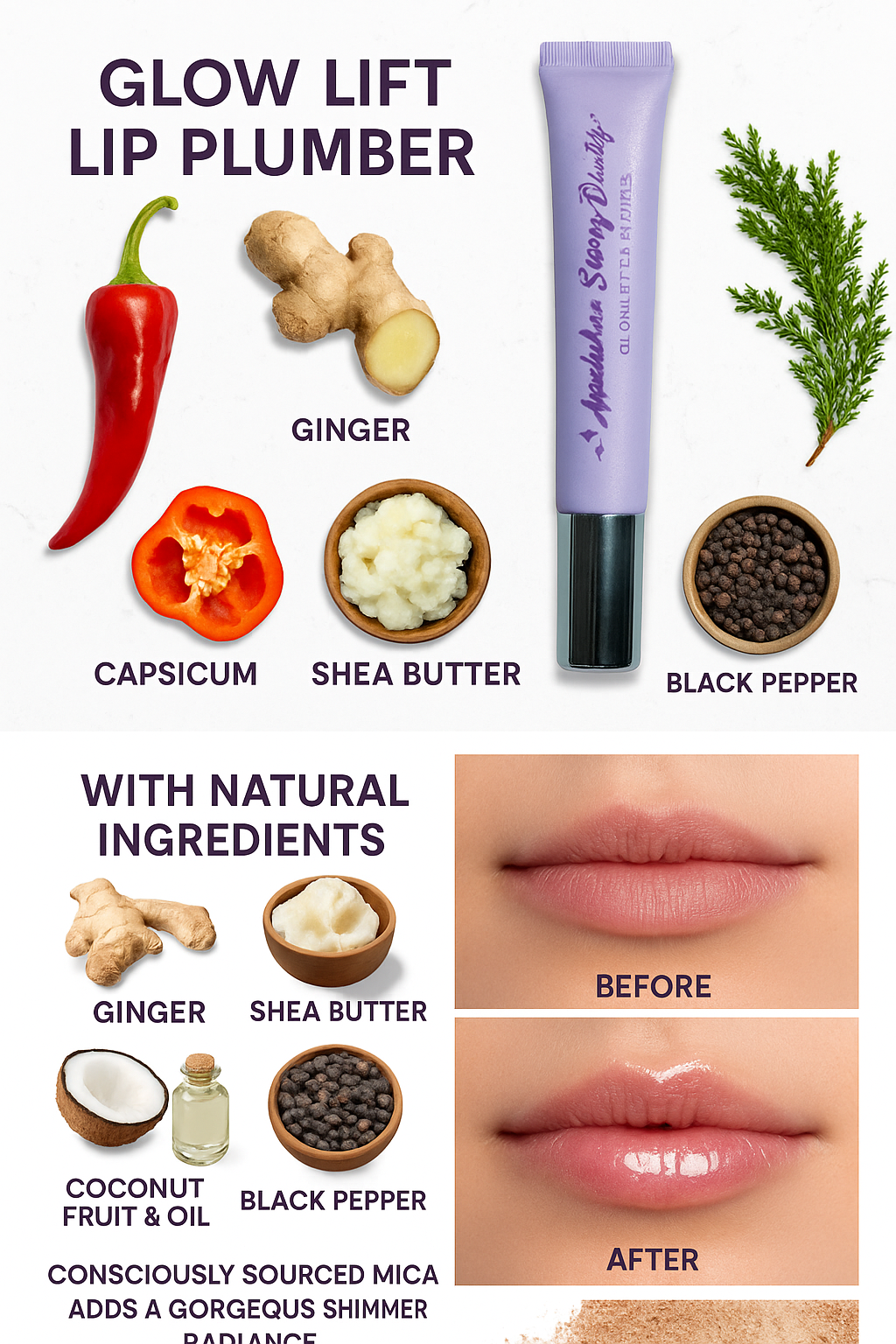 Ashunta Sheriff Beauty Glow Lift Lip Plumper